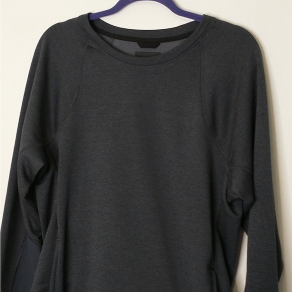 Theory dark grey sweatshirt pullover - Picture 2 of 5